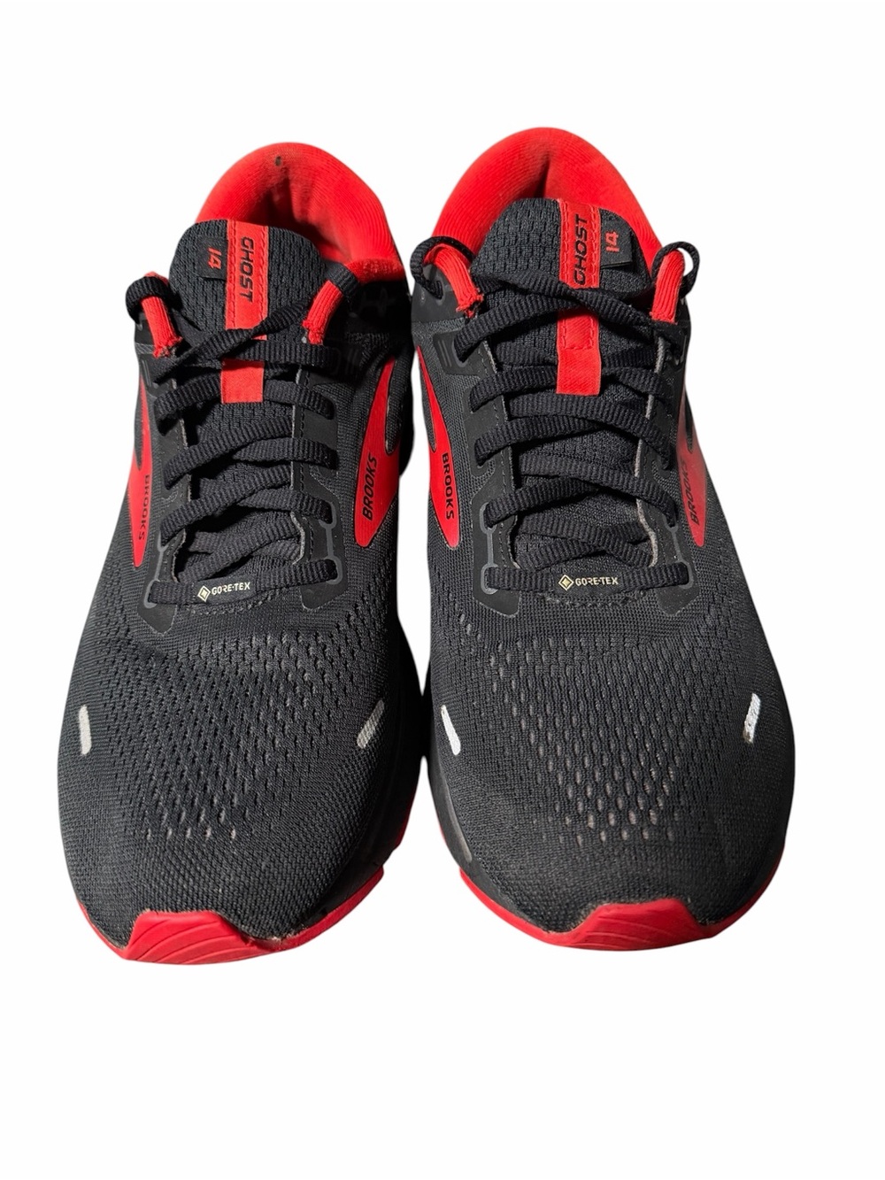 Brooks Ghost 14 GTX Men's Black and Red Running Sneakers